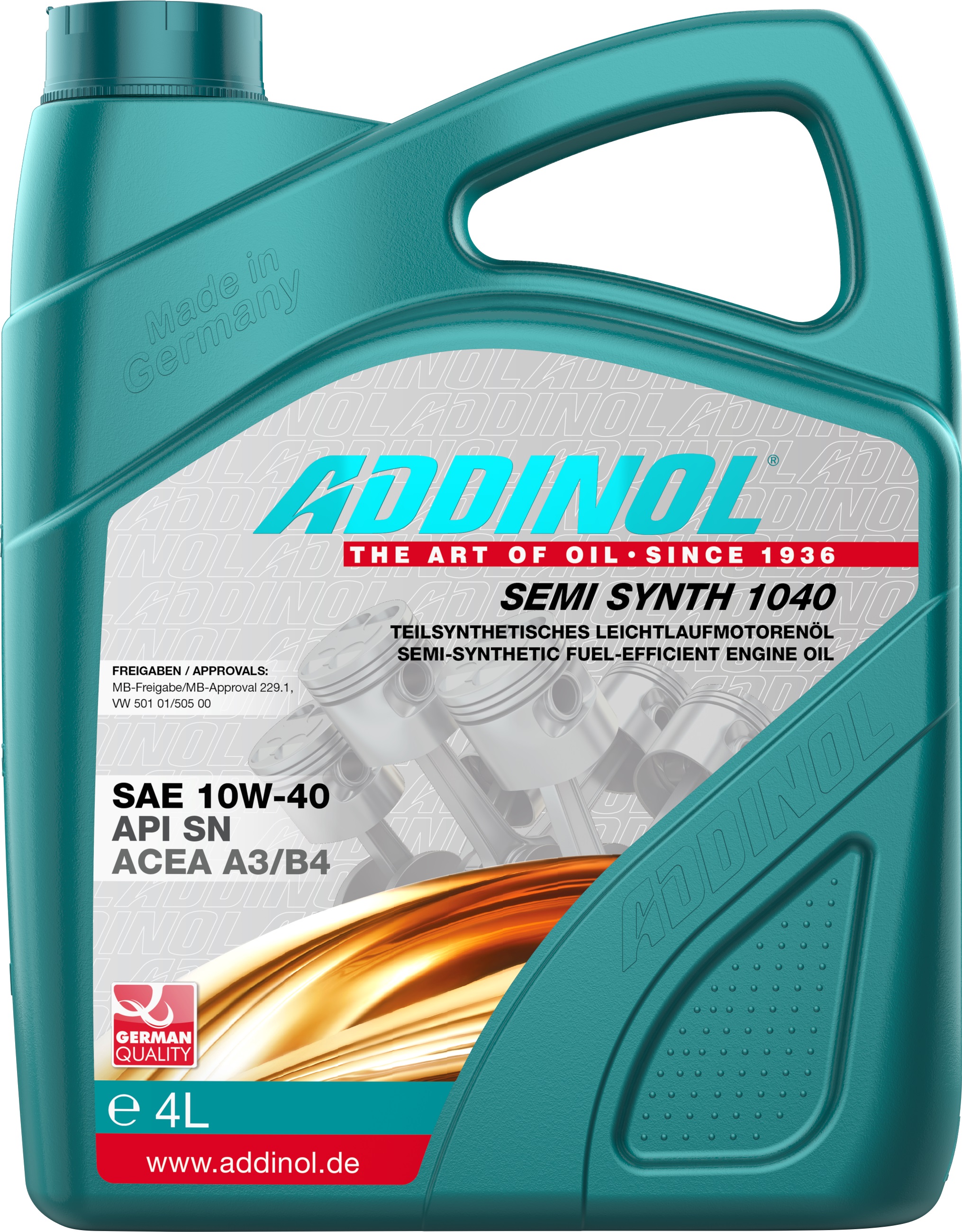 Uleiuri de motor ADDINOL SEMI SYNTH 1040