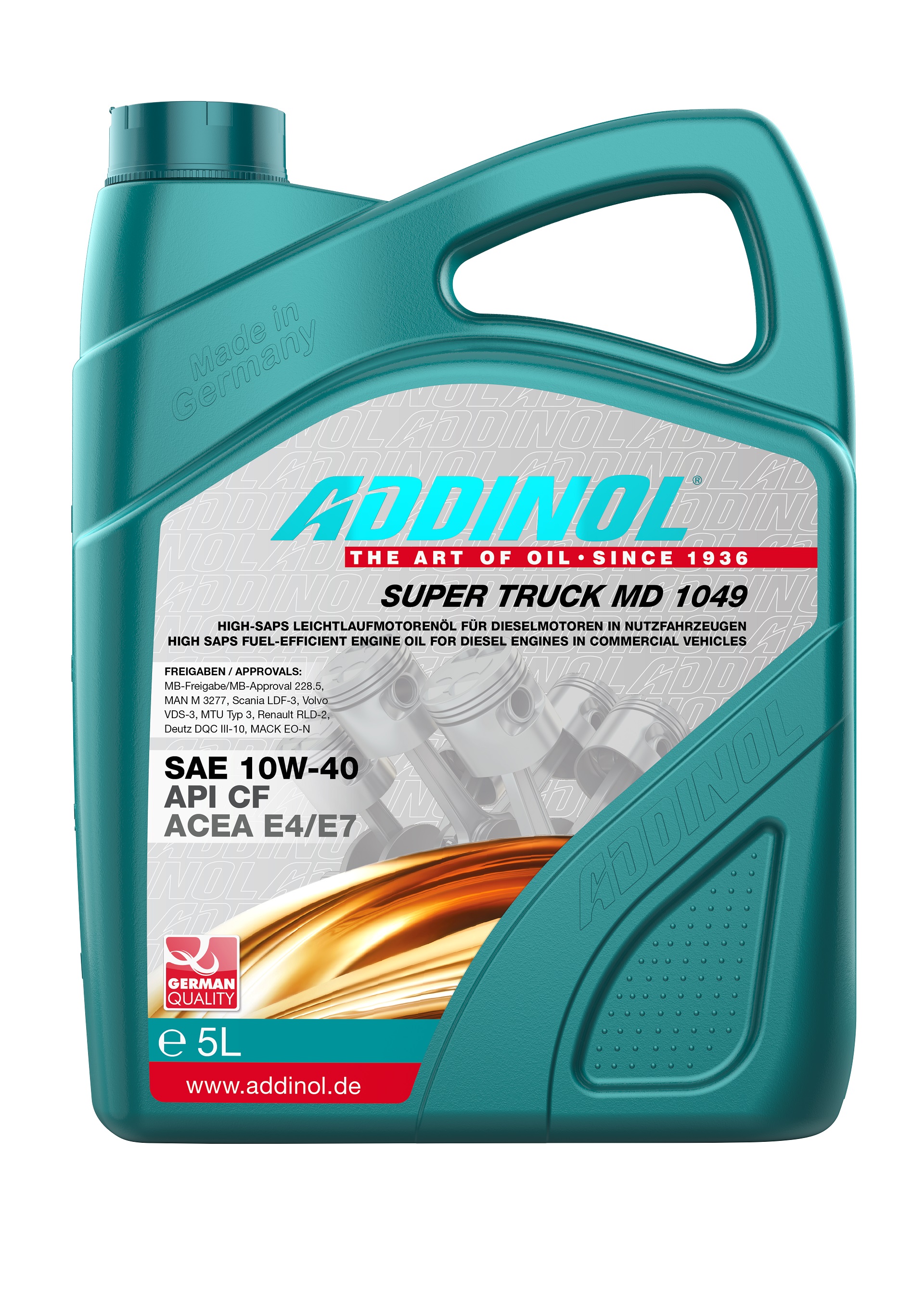 Uleiuri de motor ADDINOL SUPER TRUCK MD 1049